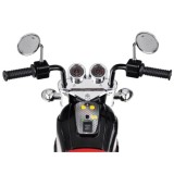 JOKO Elektrická Motorka Chopper, svetlo + zvuk, čierna