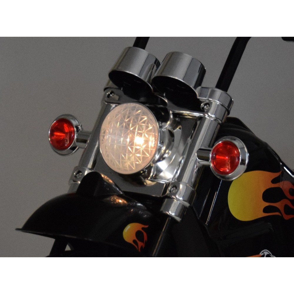 JOKO Elektrická Motorka Chopper, svetlo + zvuk, čierna