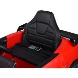 JOKO Elektrické Autíčko Ford Mustang Shelby GT500, penové kolesá, kožené sedadlo, FM Rádio, červené