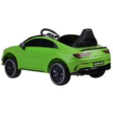 JOKO Elektrické Autíčko Mercedes AMG CLA 45s 4x4, penové kolesá, kožené sedadlo, Efekt HOJDANIA, zelené