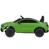 JOKO Elektrické Autíčko Mercedes AMG CLA 45s 4x4, penové kolesá, kožené sedadlo, Efekt HOJDANIA, zelené