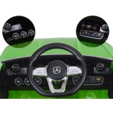 JOKO Elektrické Autíčko Mercedes AMG CLA 45s 4x4, penové kolesá, kožené sedadlo, Efekt HOJDANIA, zelené