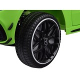 JOKO Elektrické Autíčko Mercedes AMG CLA 45s 4x4, penové kolesá, kožené sedadlo, Efekt HOJDANIA, zelené