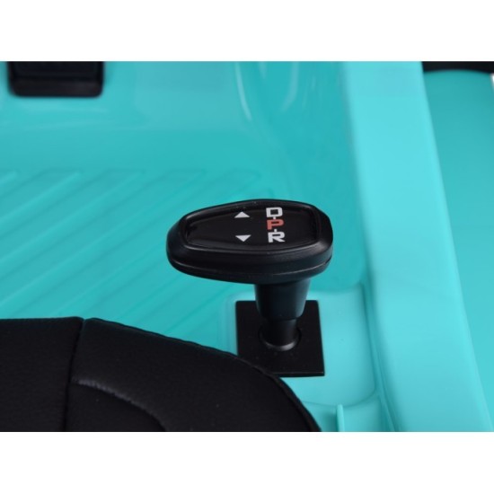 JOKO Elektrické Autíčko Mercedes AMG CLA 45s 4x4, penové kolesá, kožené sedadlo, Efekt HOJDANIA, modré