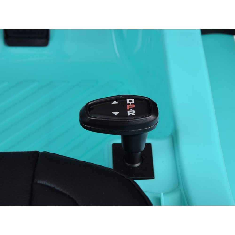 JOKO Elektrické Autíčko Mercedes AMG CLA 45s 4x4, penové kolesá, kožené sedadlo, Efekt HOJDANIA, modré