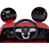 JOKO Elektrické Autíčko Mercedes AMG CLA 45s 4x4, penové kolesá, kožené sedadlo, Efekt HOJDANIA, červené