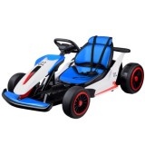 JOKO Elektrické Autíčko Motokára Gokart s Funkciou Drift 2x200W 24V, Penové kolesá, modrá