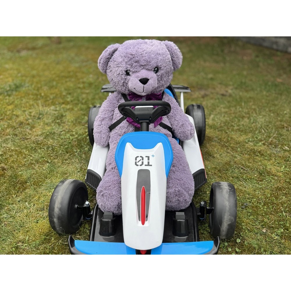 JOKO Elektrické Autíčko Motokára Gokart s Funkciou Drift 2x200W 24V, Penové kolesá, modrá