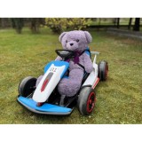 JOKO Elektrické Autíčko Motokára Gokart s Funkciou Drift 2x200W 24V, Penové kolesá, modrá