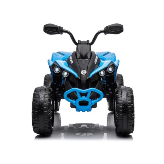 JOKO Elektrická štvorkolka Off-road CAN-AM 24V 200W, penové kolesá, kožené sedadlo, modrá