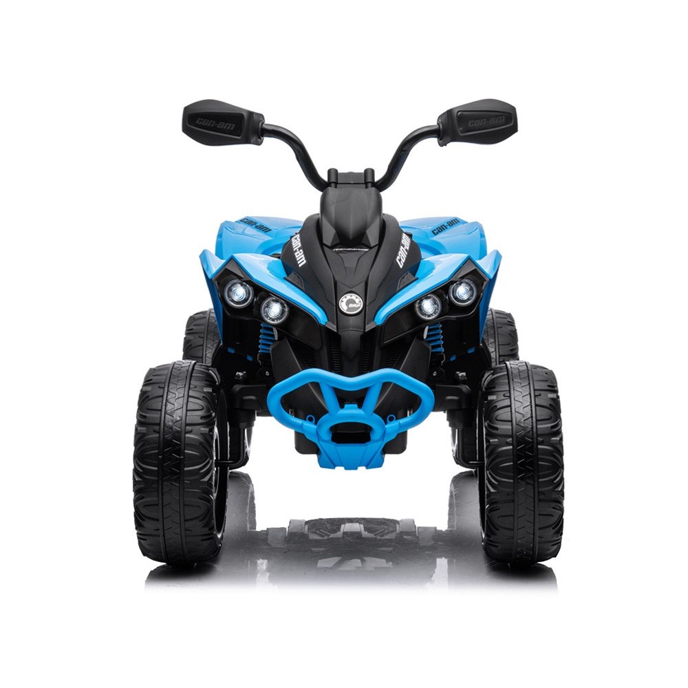 JOKO Elektrická štvorkolka Off-road CAN-AM 24V 200W, penové kolesá, kožené sedadlo, modrá