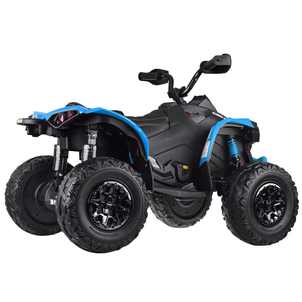 JOKO Elektrická štvorkolka Off-road CAN-AM 24V 200W, penové kolesá, kožené sedadlo, modrá