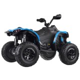 JOKO Elektrická štvorkolka Off-road CAN-AM 24V 200W, penové kolesá, kožené sedadlo, modrá