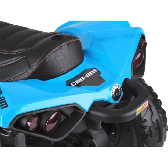 JOKO Elektrická štvorkolka Off-road CAN-AM 24V 200W, penové kolesá, kožené sedadlo, modrá