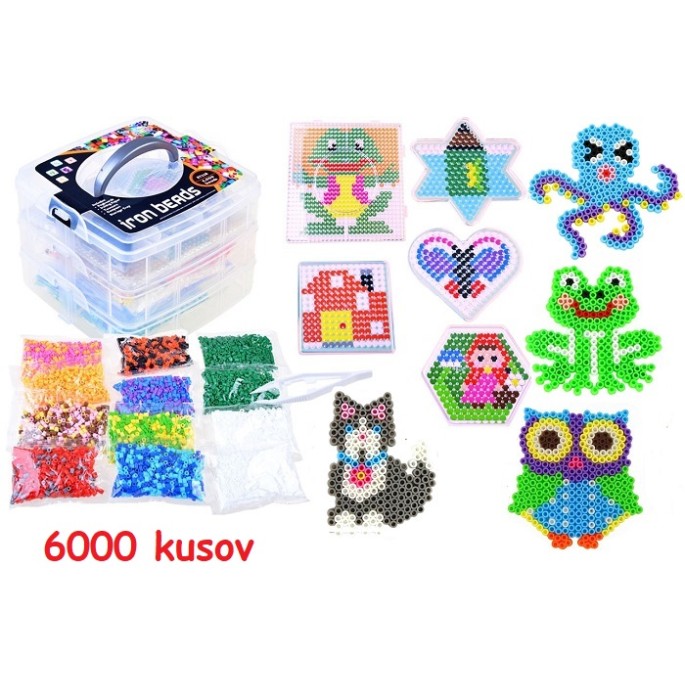 JOKO Zažehľovacie korálky 6000ks