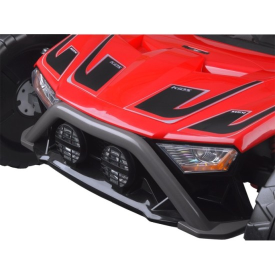 JOKO Elektrické autíčko Buggy Racing, Dvojmiestne, 2x24V 200W, nosnosť 50kg, červené