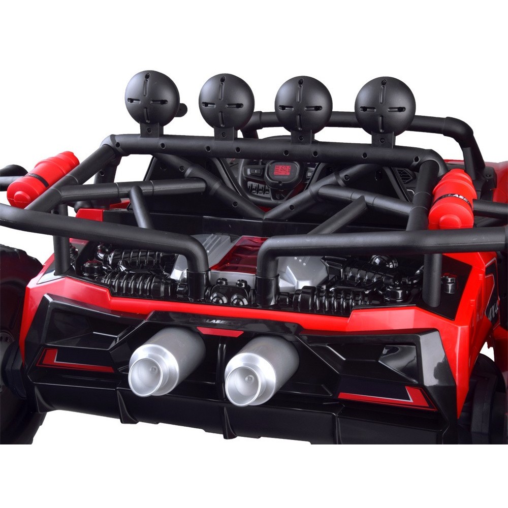 JOKO Elektrické autíčko Buggy Racing, Dvojmiestne, 2x24V 200W, nosnosť 50kg, červené