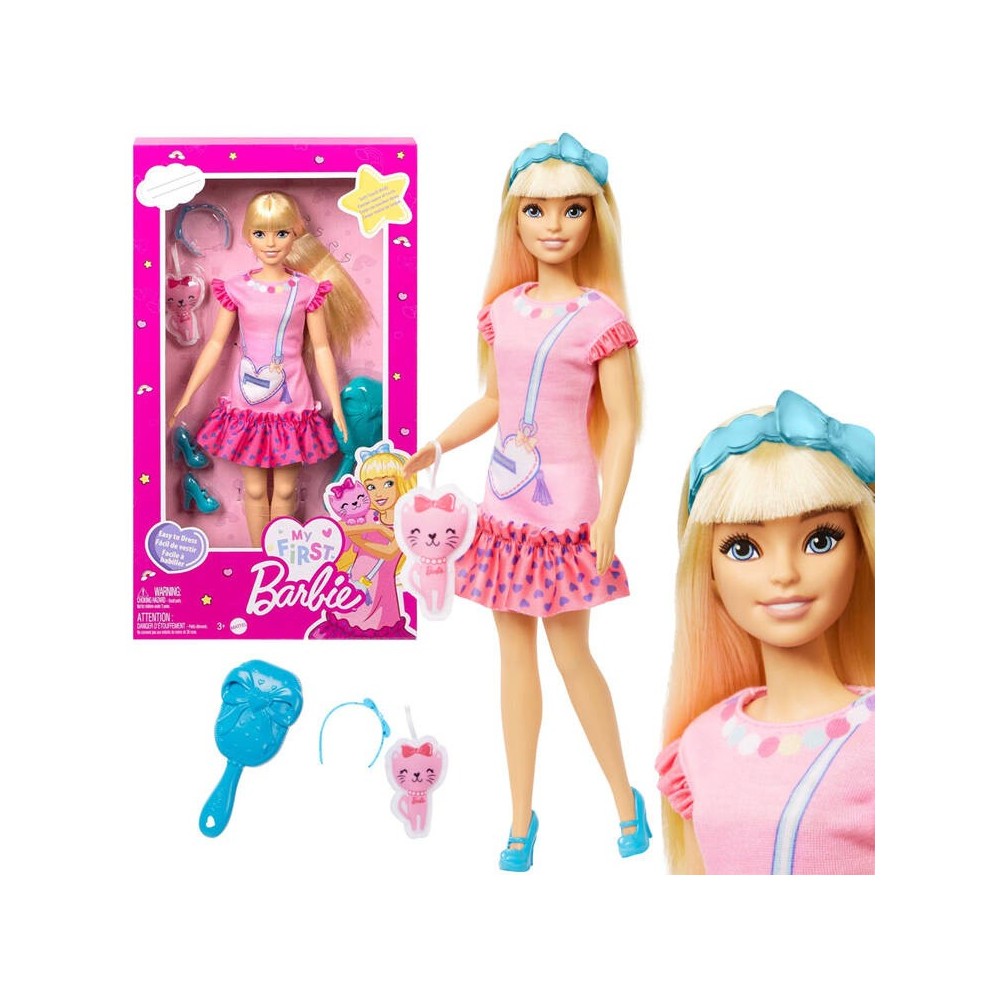 Barbie Moja prvá Barbie s mačkou My First Barbie Doll