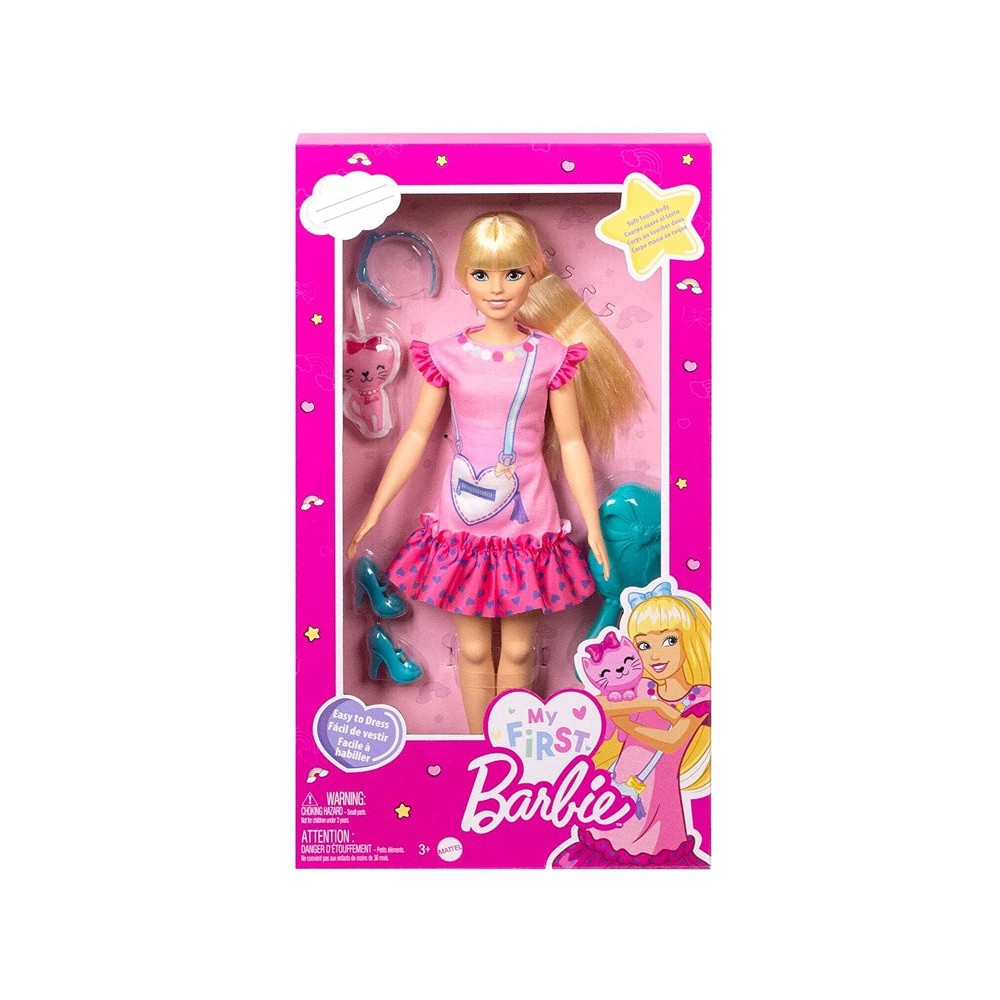 Barbie Moja prvá Barbie s mačkou My First Barbie Doll
