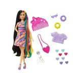 MATTEL Bábika Barbie Totally Hair Fantastické vlasové kreácie srdce meniace Farbu + Farebné vlasy