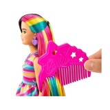 MATTEL Bábika Barbie Totally Hair Fantastické vlasové kreácie srdce meniace Farbu + Farebné vlasy