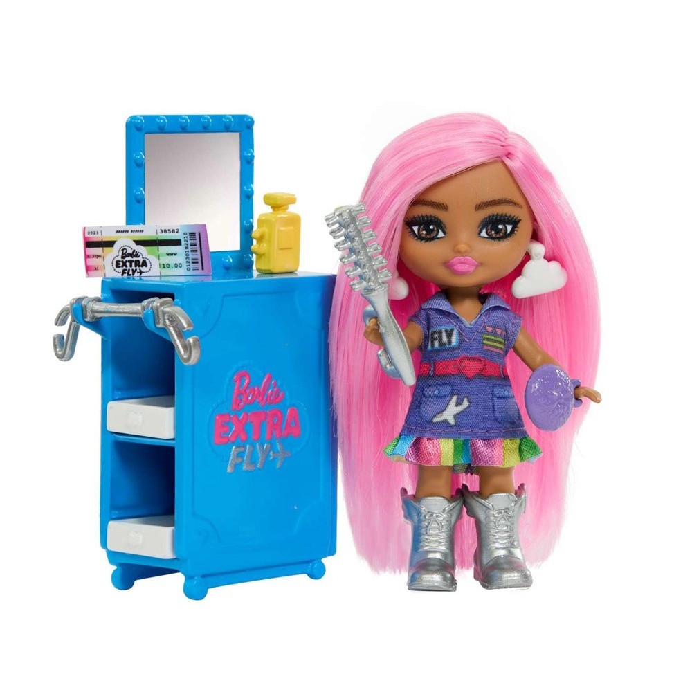 JOKO Veľké Lietadlo Barbie Extra Fly Minis Bábika Pilotka