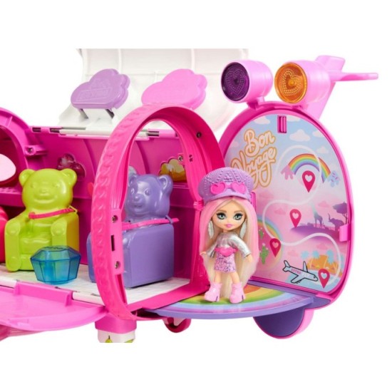 JOKO Veľké Lietadlo Barbie Extra Fly Minis Bábika Pilotka