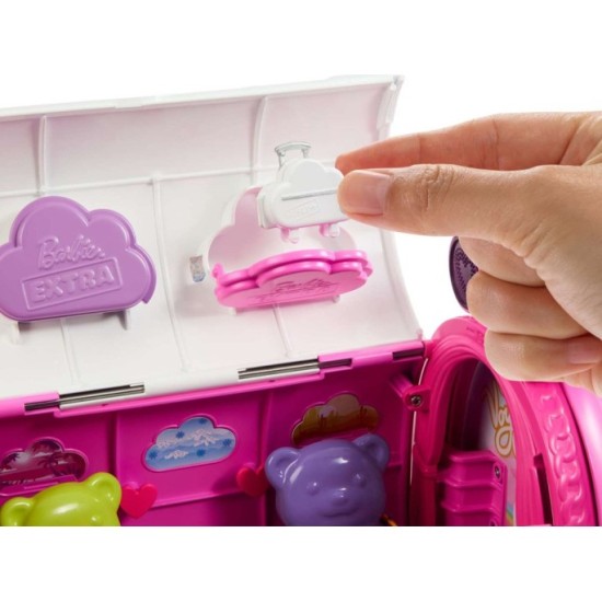 JOKO Veľké Lietadlo Barbie Extra Fly Minis Bábika Pilotka