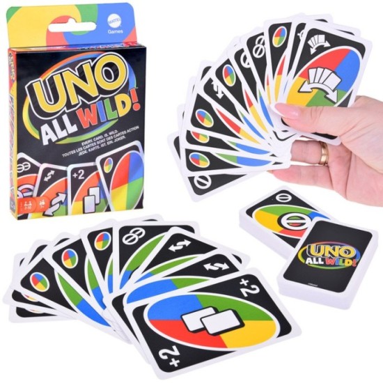 Mattel Games UNO All Wild Card Game Spoločenská hra