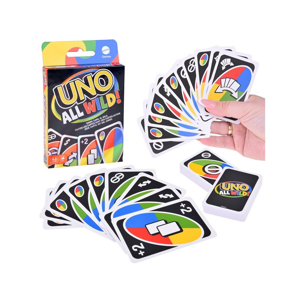 Mattel Games UNO All Wild Card Game Spoločenská hra