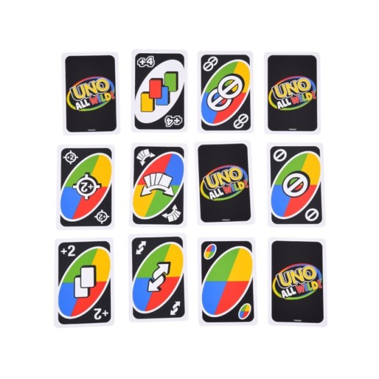 Mattel Games UNO All Wild Card Game Spoločenská hra