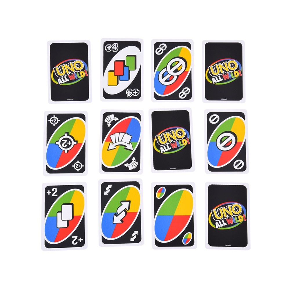 Mattel Games UNO All Wild Card Game Spoločenská hra