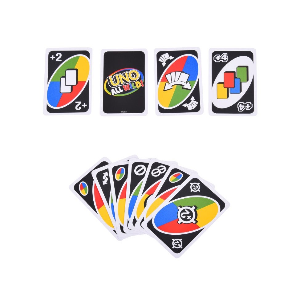 Mattel Games UNO All Wild Card Game Spoločenská hra
