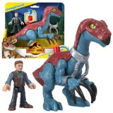 Fisher-Price Imaginext Jurský svet Sada figúrka Dinosaurus Therizinosaurus a Postavička Owen