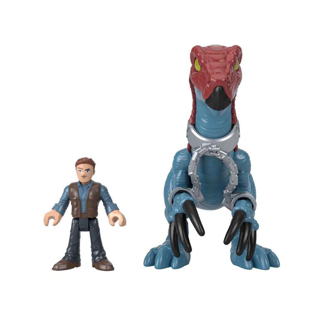 Fisher-Price Imaginext Jurský svet Sada figúrka Dinosaurus Therizinosaurus a Postavička Owen