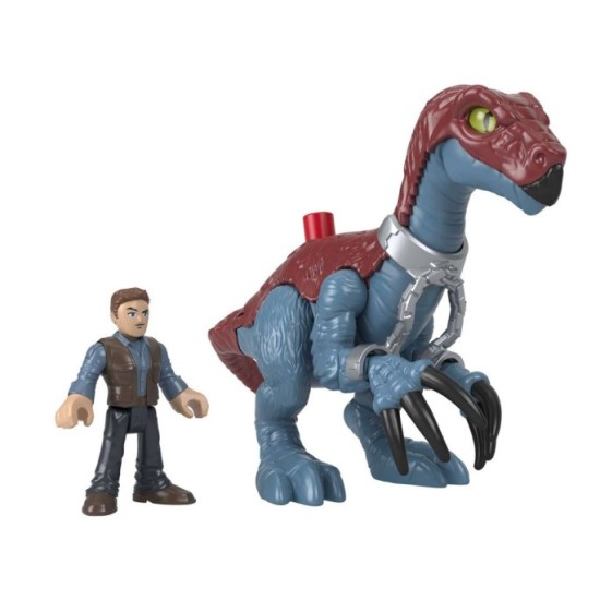 Fisher-Price Imaginext Jurský svet Sada figúrka Dinosaurus Therizinosaurus a Postavička Owen