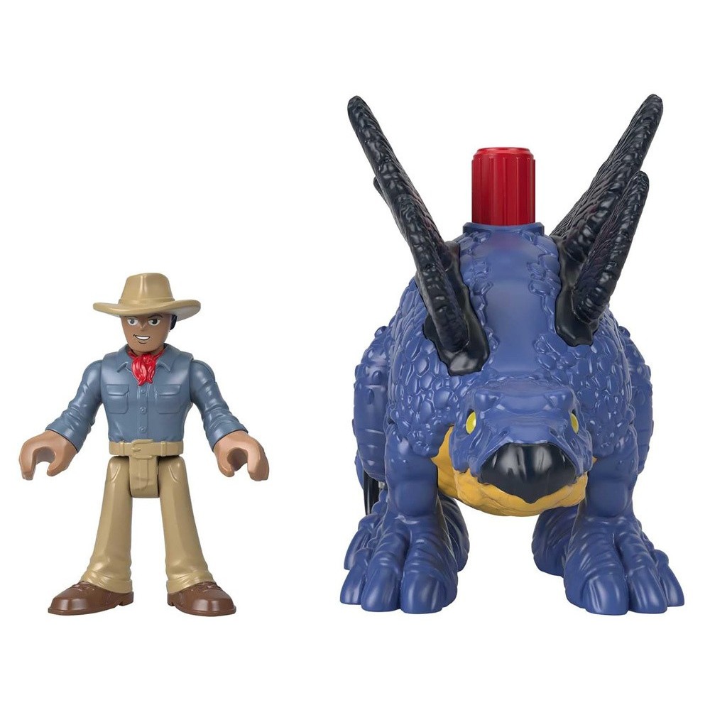 Fisher-Price Sada Figúrky Imaginext Jurský svet Dinosaurus Stegosaurus a Postavička Dr. Grant