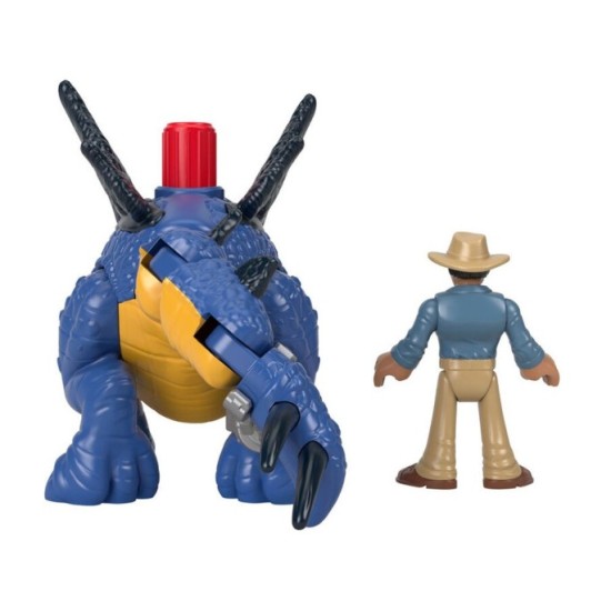 Fisher-Price Sada Figúrky Imaginext Jurský svet Dinosaurus Stegosaurus a Postavička Dr. Grant