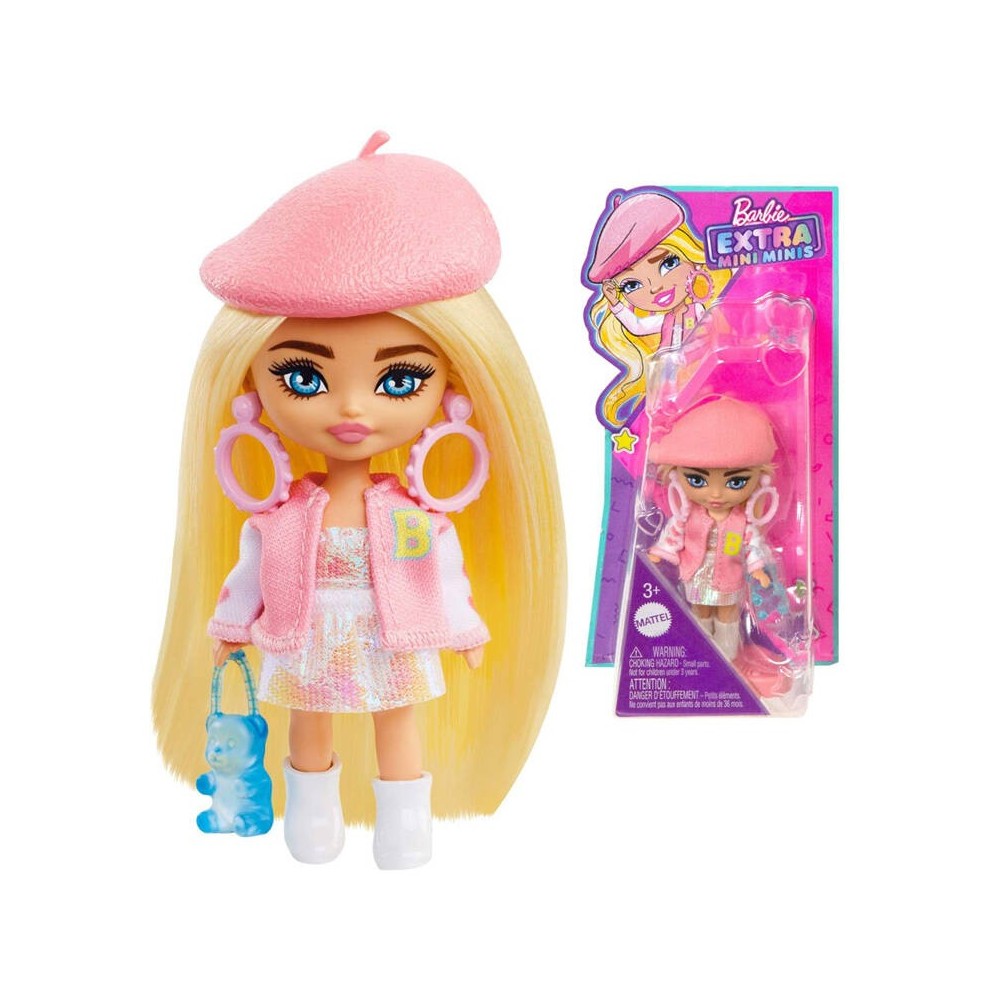 Barbie mini bábika Extra Mini Minis v Baretke