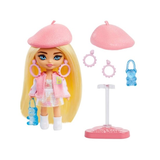 Barbie mini bábika Extra Mini Minis v Baretke