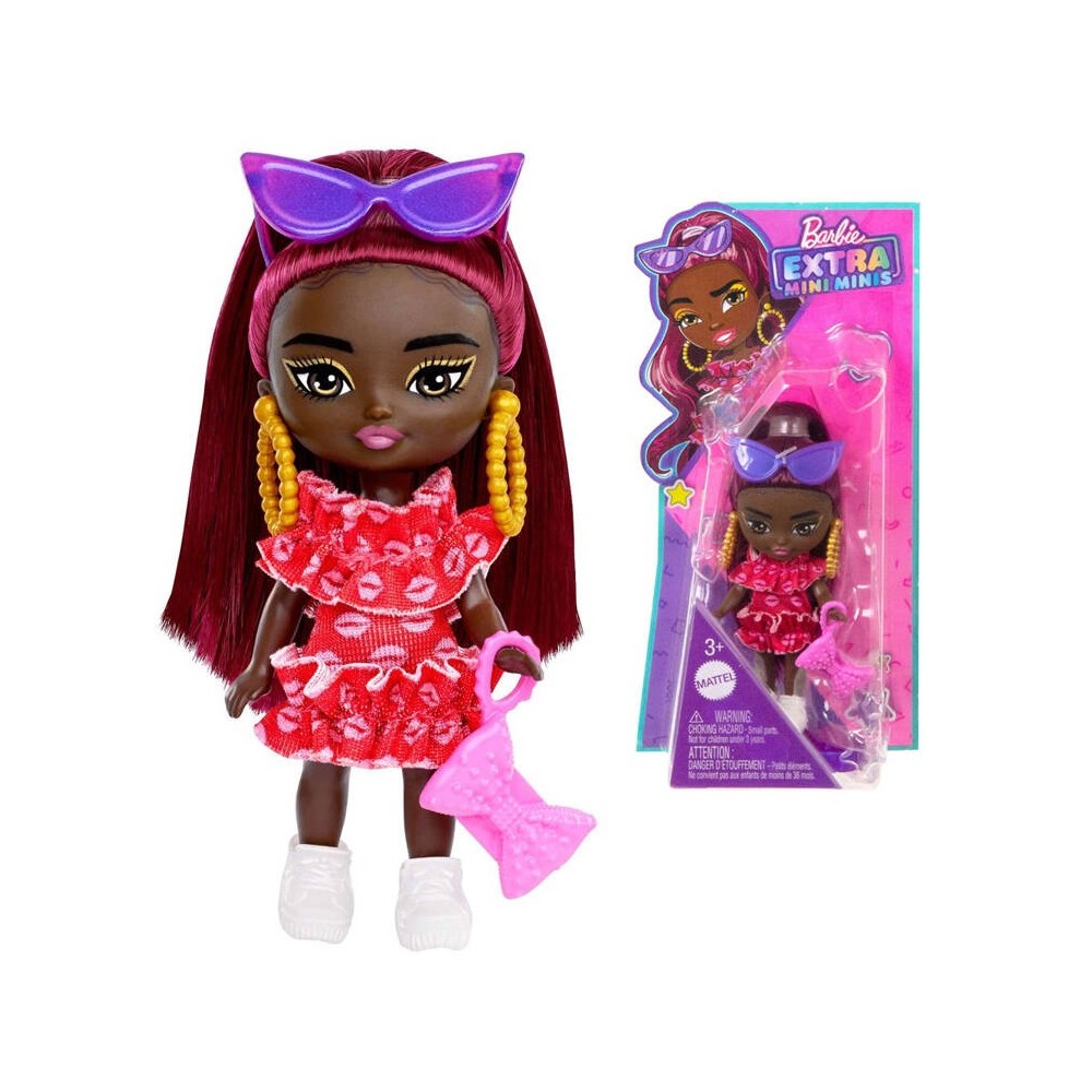 Barbie mini bábika Extra Mini Minis, kabelka, slnečné okuliare