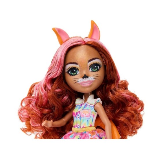 Bábika Enchantimals Filigree Fox s rodinou líšky Perk Mattel