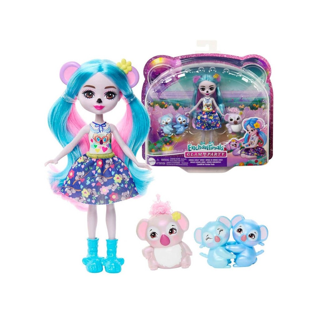 Enchantimals Bábika Kwala Koala rodina pand Joette