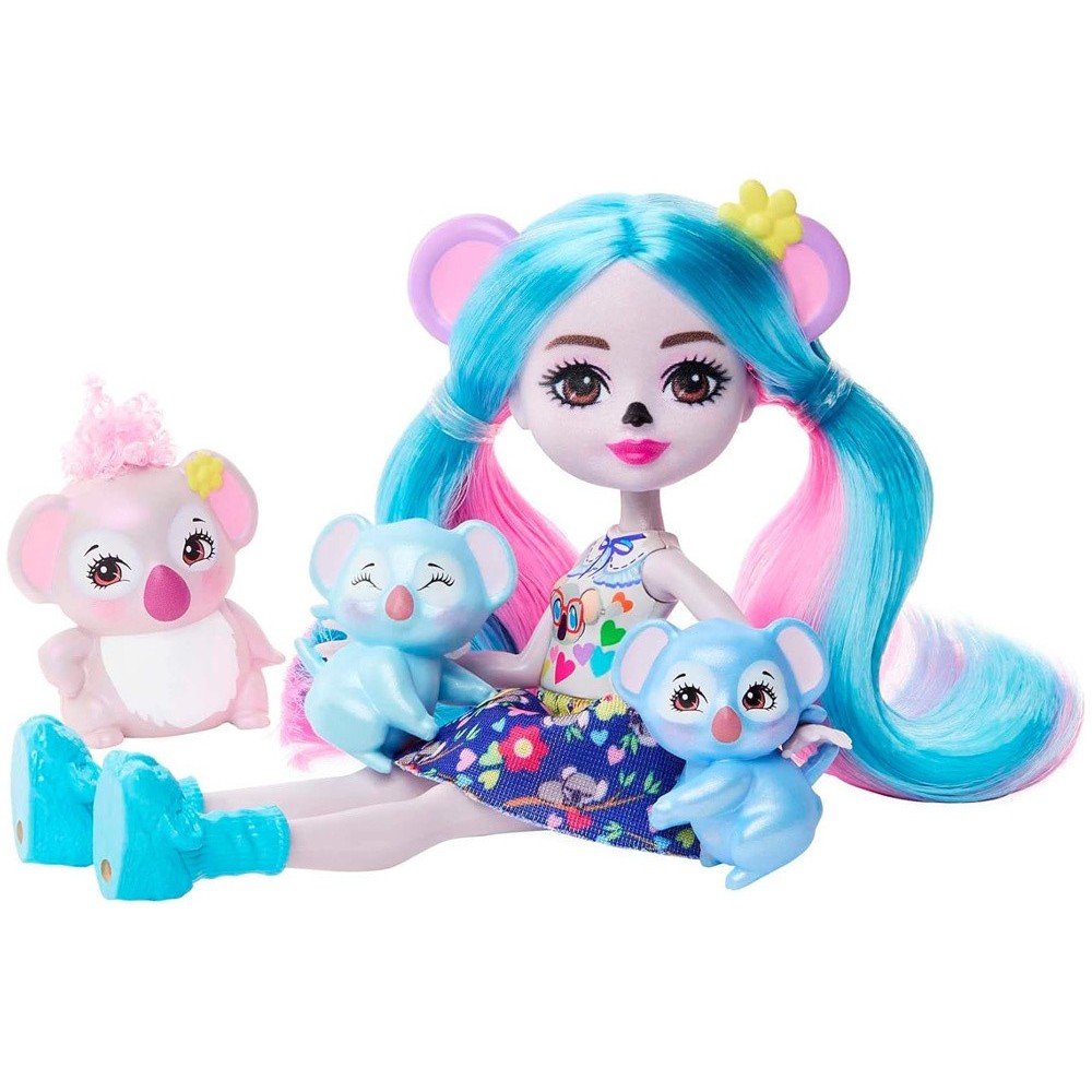Enchantimals Bábika Kwala Koala rodina pand Joette