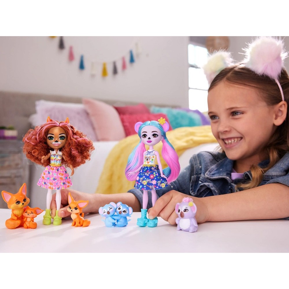 Enchantimals Bábika Kwala Koala rodina pand Joette