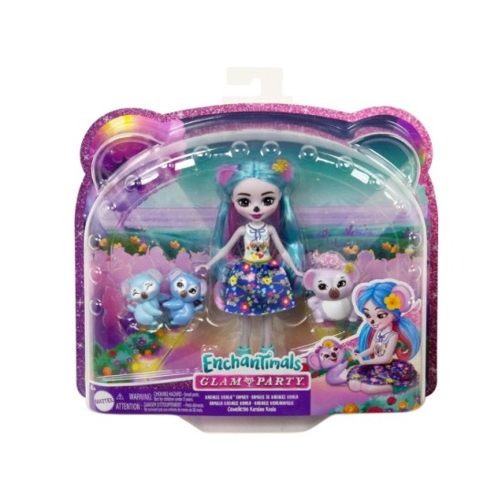 Enchantimals Bábika Kwala Koala rodina pand Joette