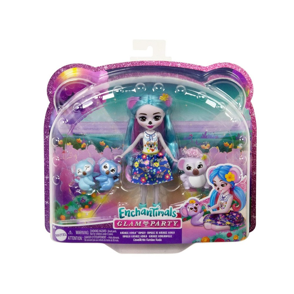 Enchantimals Bábika Kwala Koala rodina pand Joette