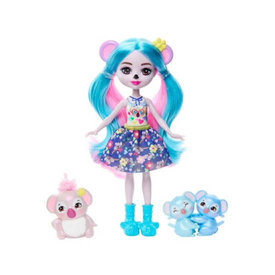 Enchantimals Bábika Kwala Koala rodina pand Joette