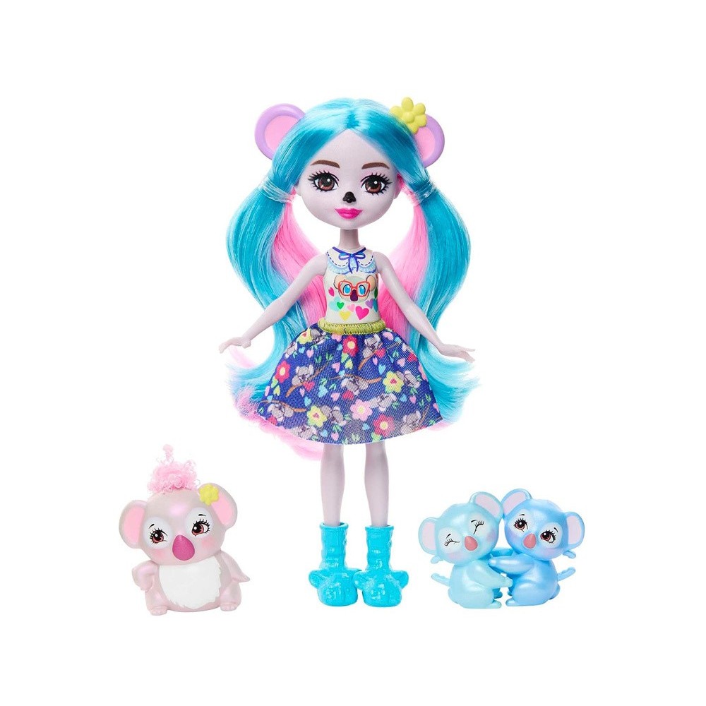 Enchantimals Bábika Kwala Koala rodina pand Joette