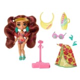 Barbie Extra Fly Minis Bábika v Slnečných okuliaroch + Kaberka surfová doska